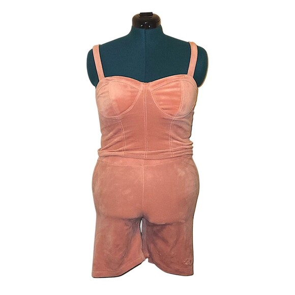 Women’s No Boundaries 2 Piece Short Set Black Size Large (11-13) - Picture 2 of 6